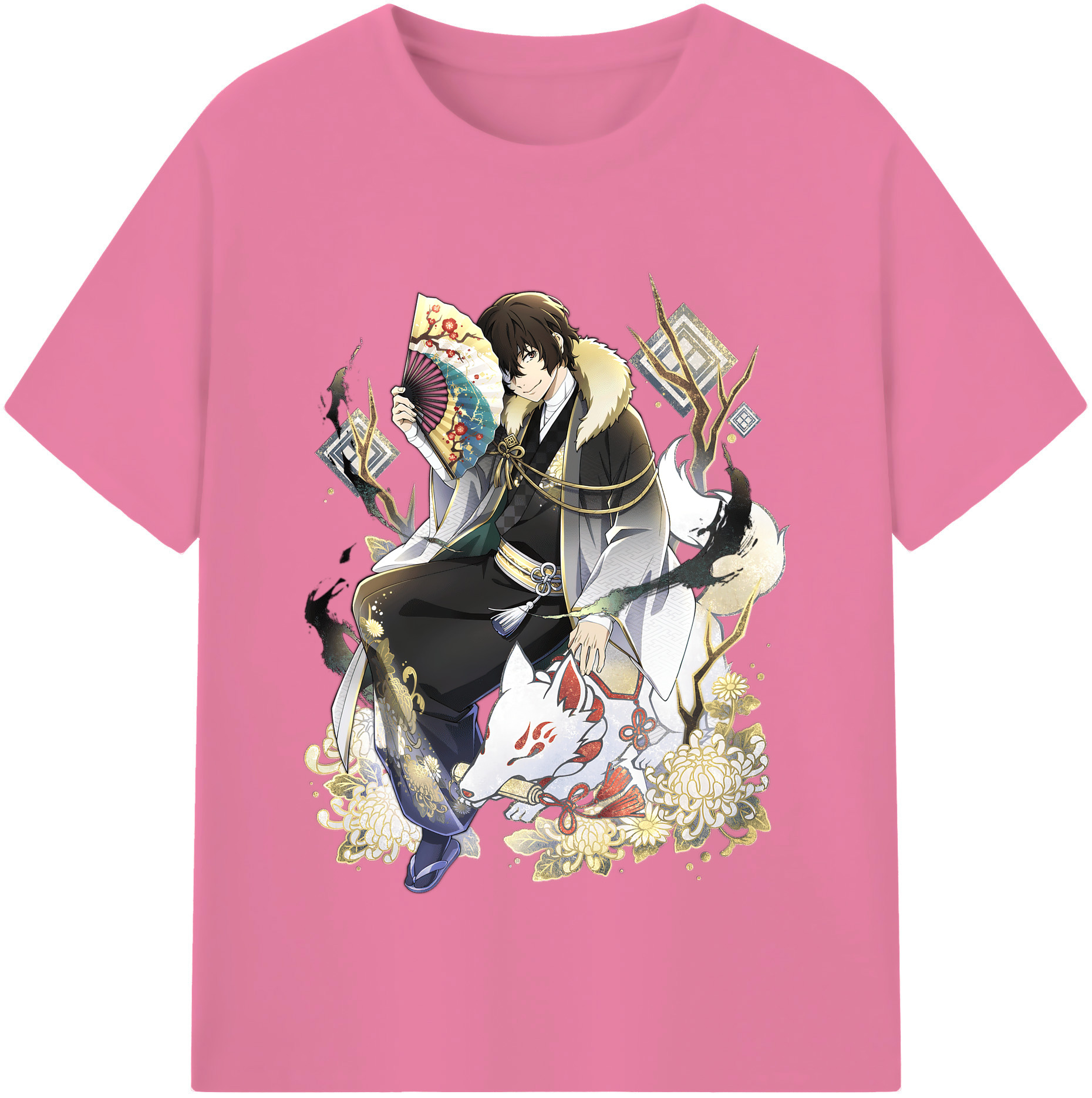 （画像用） 文豪ストレイドッグス Bungo Stray Dogs 綿100％半袖Tシャツ（フロントプリント）